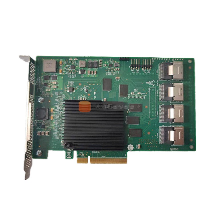 Carte HBA LSI 9201-16i 6Gb/s SAS+SATA vers adaptateur de bus hôte PCI Express
