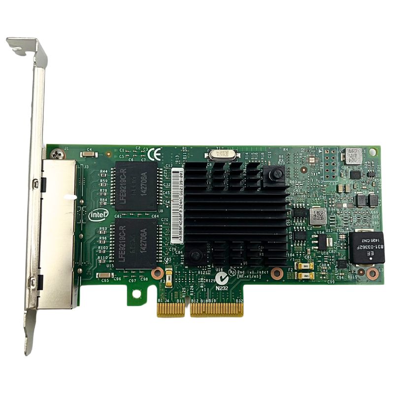 Carte réseau I350-T4 Ethernet Convergé PCIe 2.1 x4 4-BASE-T 1G RJ-45