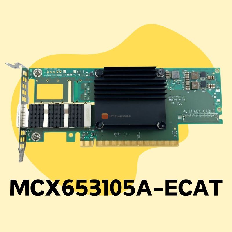 Adaptateur réseau d'origine MCX653105A-ECAT 100GbE QSFP56 en stock