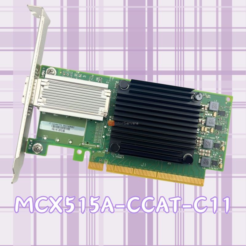 Carte adaptateur réseau MCX515A-CCAT-C11 PCIe 3.0x16 1 port 100G QSFP28, en stock