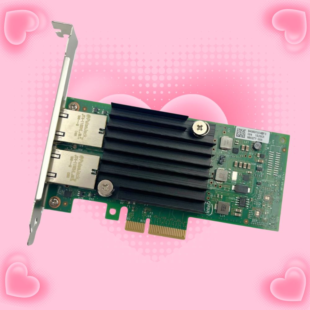 Adaptateur réseau Ethernet convergé X550-T2 PCIe v3.0 8,0 GT/s x 4 voies